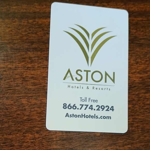 ASTON Hotels & Aston Key Card Hotel Room Key Hawaii Souvenir - Picture 3 of 5